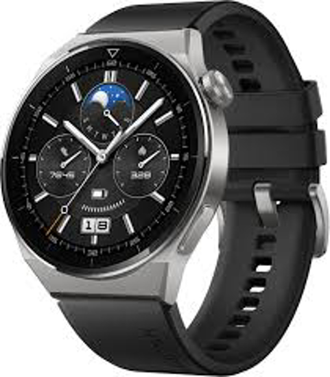 Image sur Montre connectée - HUAWEI WATCH GT 3 PRO - Titane classic gris 46 mm - Mode de plongée libre - Batterie durable - charge rapide sans fil - surveillance de la fréquence cardiaque et de l'oxygène sanguin, - Appels Bluetooth